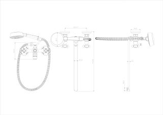 Смеситель RedBlu by Damixa Retro 239500000 для ванны